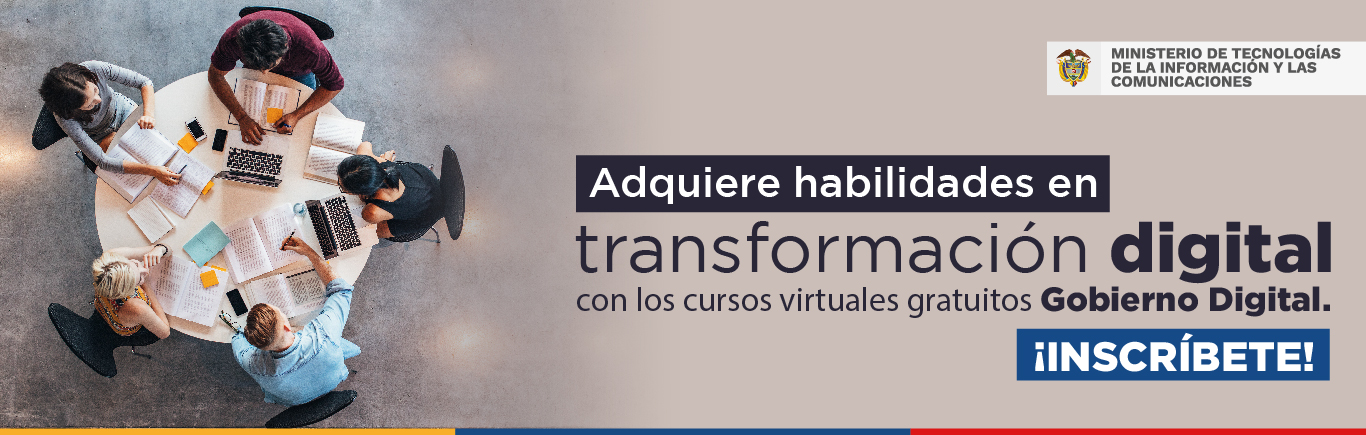 Adquiere habilidades en transformación digital con los cursos gratuitos virtuales de Gobierno Digital ¡Inscríbete!