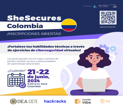 Evento ¡Inscríbete en SheSecures Colombia!